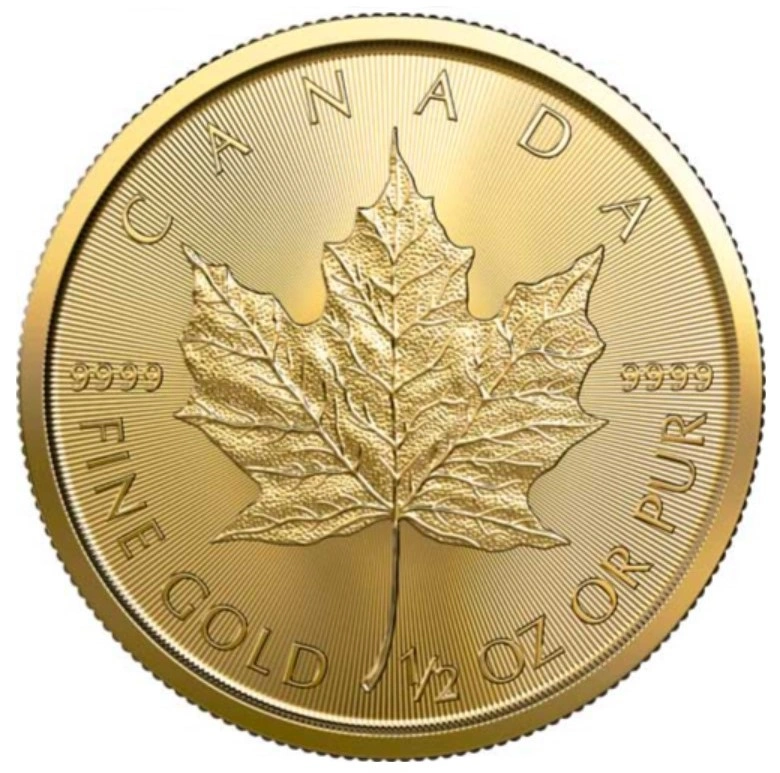 2023 Half ounce gouden esdoorn