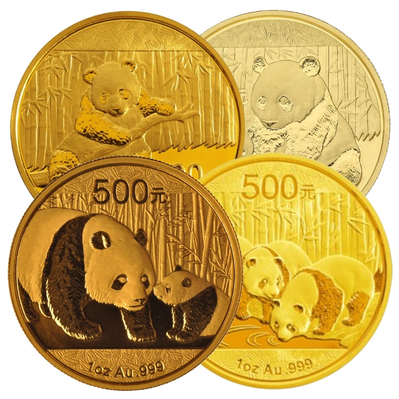 1 troy ounce gouden Panda munt - Beste waarde