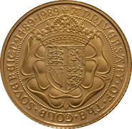 Gold Proof 1989 Half Sovereign Boxed