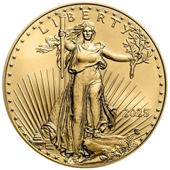 2025 1/2 troy ounce gouden American Eagle munt