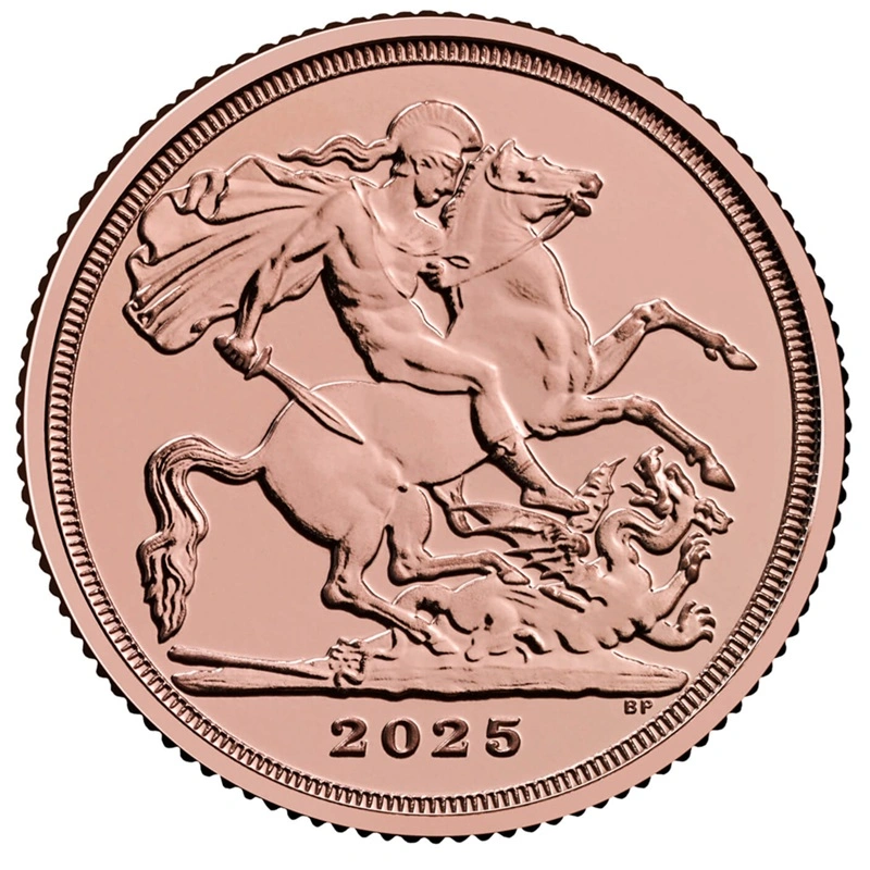 2025 Gouden Kwart Sovereign Munt