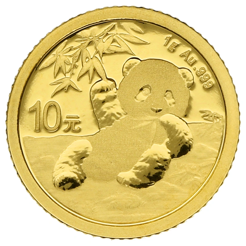 1 gram gouden Panda munt - 2020