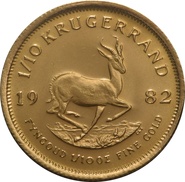 1/10 troy ounce gouden Krugerrand munt - Beste waarde