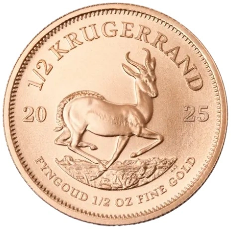 2025 Halve Ons Krugerrand Gouden Munt