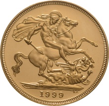 Gold Proof 1999 Sovereign Boxed