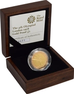 2008 Two Pound Proof Gold Coin: The 4th Olympiad London 1908