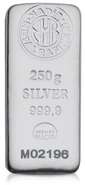 Nadir 250 Gram Zilverbaar
