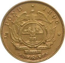 1896 1/2 Pond South Africa