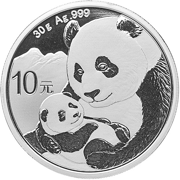 30 gram zilveren Panda munt - 2019