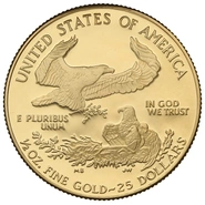 1/2 troy ounce gouden Eagle munt - Beste waarde