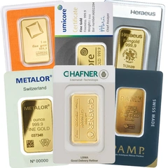 1 troy ounce goudbaar beste waarde nieuw
