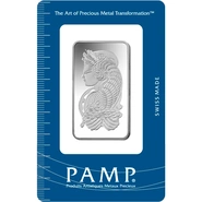 1 troy ounce zilverbaar- PAMP Suisse