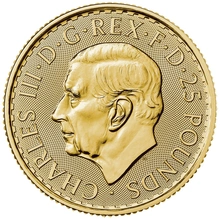 2023 King Charles III Kwart Ons Britannia Gouden Munt