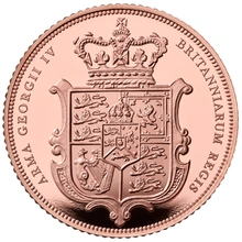 2025 Proof Gouden Sovereign Munt In Doos