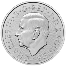 2024 1 troy ounce zilveren St George & the Dragon munt
