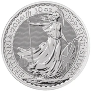 2024 Britannia 10oz Zilveren Munt