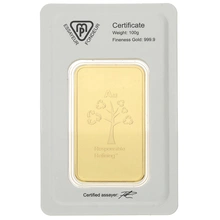 Metalor 100 Gram goudbaar