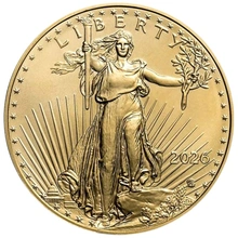 2026 1 troy ounce gouden American Eagle munt