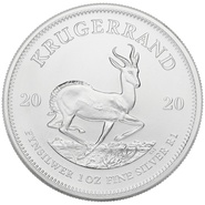 1 troy ounce zilveren Krugerrand munt - 2020