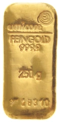 250 gram goudbaar Umicore