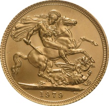 1979 Gouden Sovereign - Elizabeth II Decimal Portrait