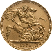 1978 Gouden Sovereign - Elizabeth II Decimal Portrait