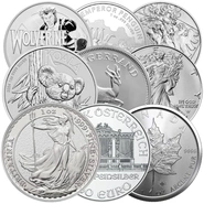 Grade B - 1oz Silver Coins Best Value