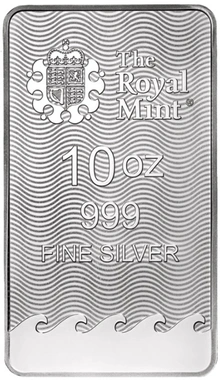 10oz Britannia geslagen Zilverbaar