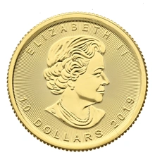 1/4 troy ounce gouden Maple Leaf munt - 2019