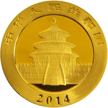 2014 1oz Gold Chinese Panda Coin