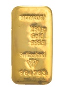 250 gram goudbaar - Metalor