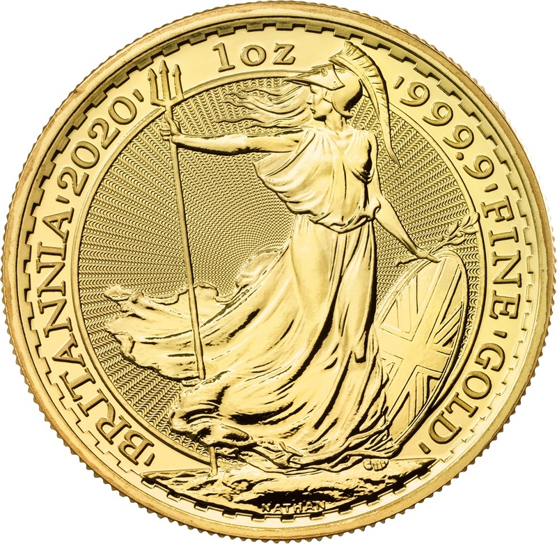 1 troy ounce gouden Britannia munt - 2020