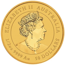 2023 Perth Mint Halve Ons Year of the Rabbit Gouden Munt