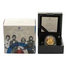 2021 1/4 Ons Music Legends - The Who Proof Gouden Munt In doos