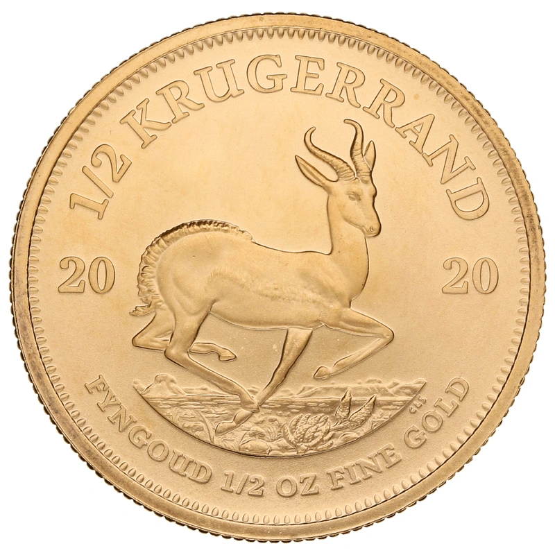 1/2 troy ounce gouden Krugerrand munt - 2020