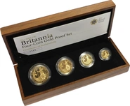 Gouden Britannia set proof (4 munten) - 2008