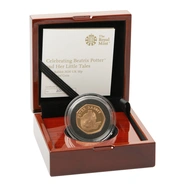 2020 Peter Rabbit Fifty Pence Proof Gouden Munt in Doos
