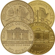 1/2 troy ounce gouden Philharmoniker munt - Beste waarde