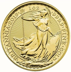 2019 1 troy ounce gouden Britannia munt