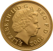 Gold One Penny Piece
