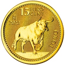 2023 1/10 Ons Spaanse Gouden Bull Munt