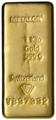 1 kilogram goudbaar Metalor