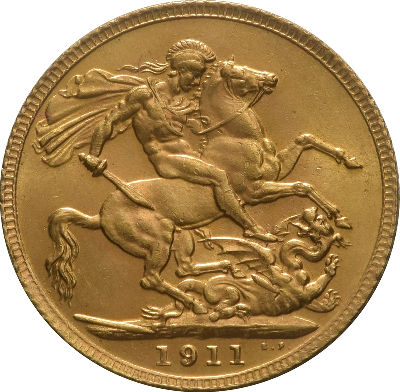 1911 Gouden Sovereign Munt- Koning George V - Londen