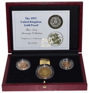 1997 Gold Proof Sovereign Three Coin Set