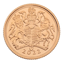 2022 Gouden Half Sovereign Munt