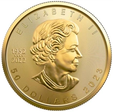 2023 1 Ons Canadian Maple Gouden Munt