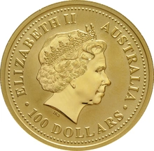 2000 1oz Gold Australian Nugget