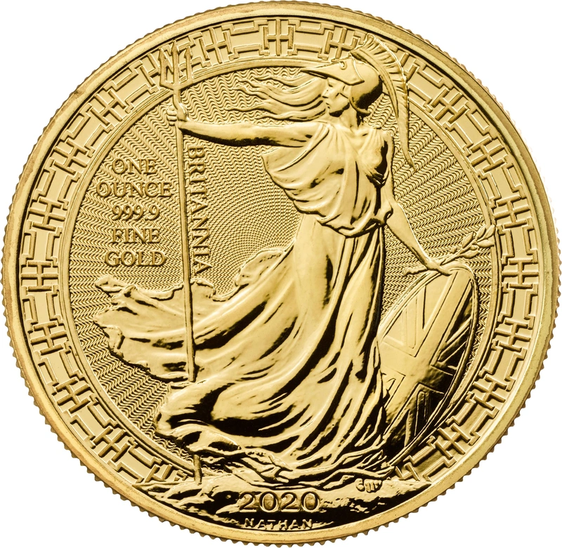 1 troy ounce gouden Britannia Oriental Border munt - 2020