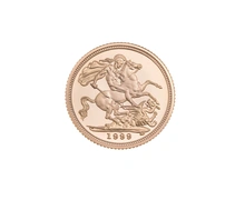 Gold Proof 1999 Half Sovereign Boxed