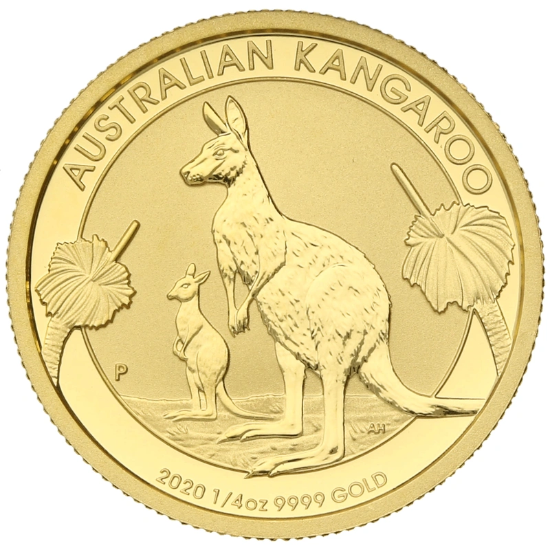 1/4 troy ounce gouden Kangaroo munt - 2020